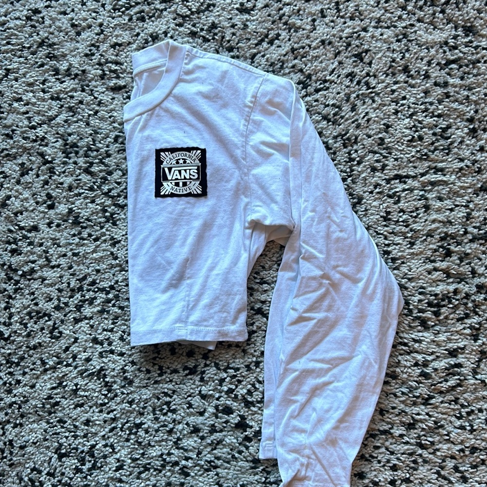 Vans- crop top long sleeve